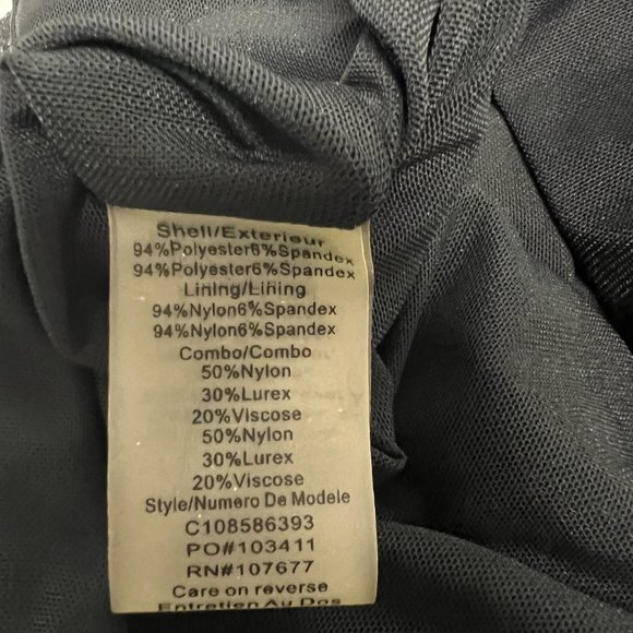 Alice + Olivia Estelle Gold Shimmer Sequin Dress Medium - Picture 8 of 9